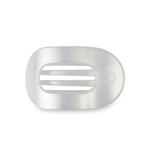 Mother of Pearl Medium Flat Round Clip