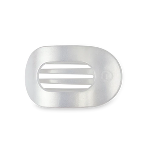 Mother of Pearl Medium Flat Round Clip