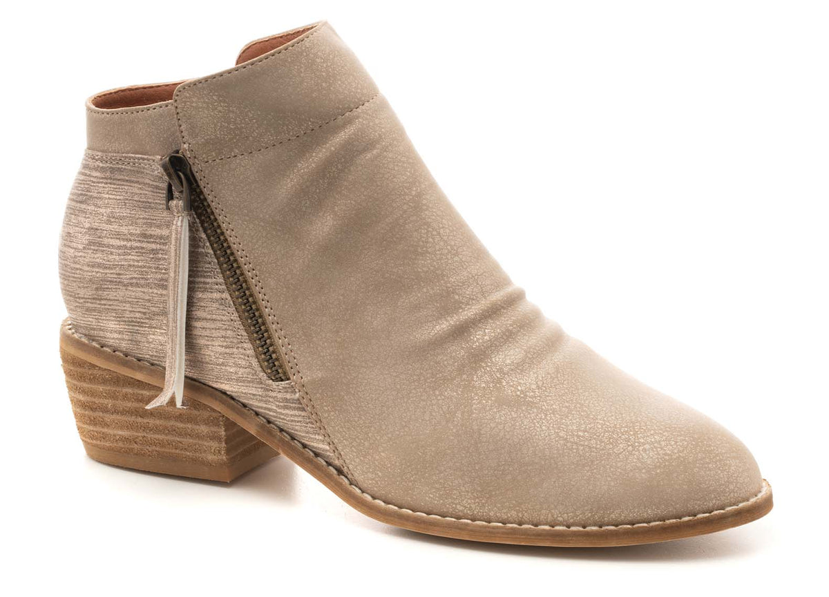 kozette tan bootie