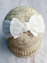 Cable Knit Bow Headbands: Olive