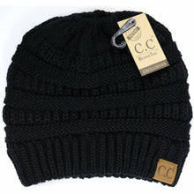 Solid Classic CC Beanie Tail: Black