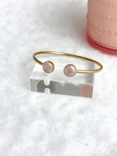 Valentine's Christine Bangle: Powder pink
