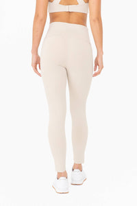 Laser-Cut and Bonded Essential Foldover Highwaist Leggings: ICE GREEN / S:M:L (2:2:2)