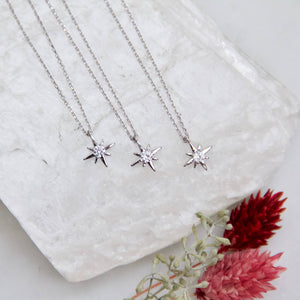 Mini Star Necklace - Silver