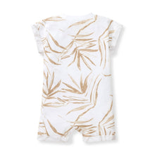 Shady Palms Romper: Cloud