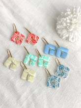 Liza Drop Earrings: Cyan