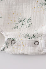 Floral Print Muslin Bubble