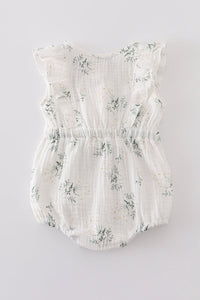 Floral Print Muslin Bubble