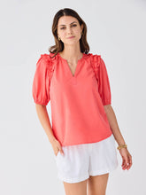 Skylar Top | Coral: XL