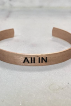 Word Cuff Bracelets