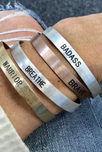 Word Cuff Bracelets