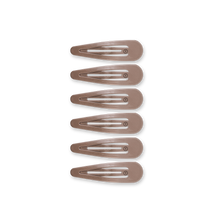 Truly Taupe Snap Clips (6Ct)