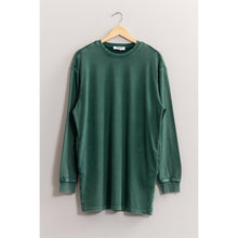 Mini Sweatshirt Dress: DARK GREEN