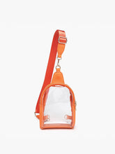 M2436CR Ellen Clear Sling Bag w/ Removable Guitar Strap: Black
