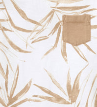 Shady Palms Romper: Cloud