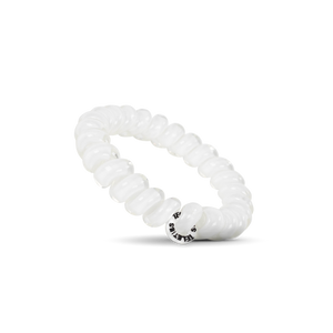 Spiral Hair Coils | Large | Coconut White Hair Ties: Large