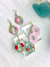 Jordan Dangle Earrings: Orchid