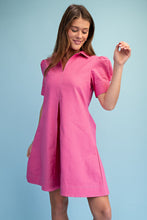 A-line Collared Mini Dress