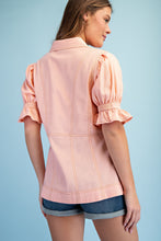 Linen Button Down Top
