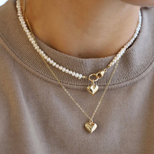 Emory Heart Necklace - Gold