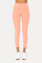 Laser-Cut and Bonded Essential Foldover Highwaist Leggings: WATERMELON / S:M:L (2:2:2)