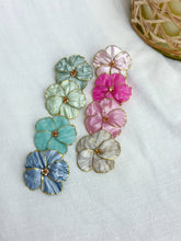 Poppy Statement Studs: Keylime