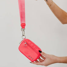 Nelly Nylon Card Wallet Wristlet: Khaki