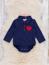 Love Game Polo Embroidered Onesie