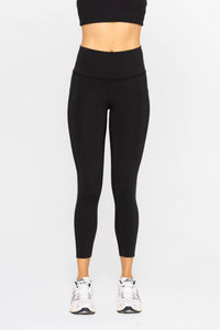 Laser-Cut and Bonded Essential Foldover Highwaist Leggings: ICE GREEN / S:M:L (2:2:2)