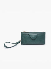 WL0004RF Kyla RFID Wallet w/ Snap Closure: Dark Rose
