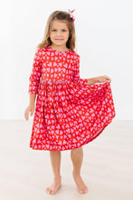 Hearts & Hugs 3/4 Sleeve Pocket Twirl Dress