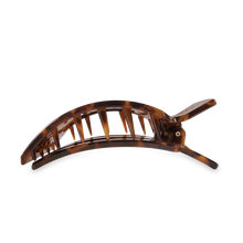 Square Flat Hair Clip | Large | Tortoise