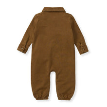 Button Down Jumpsuit: Shadow