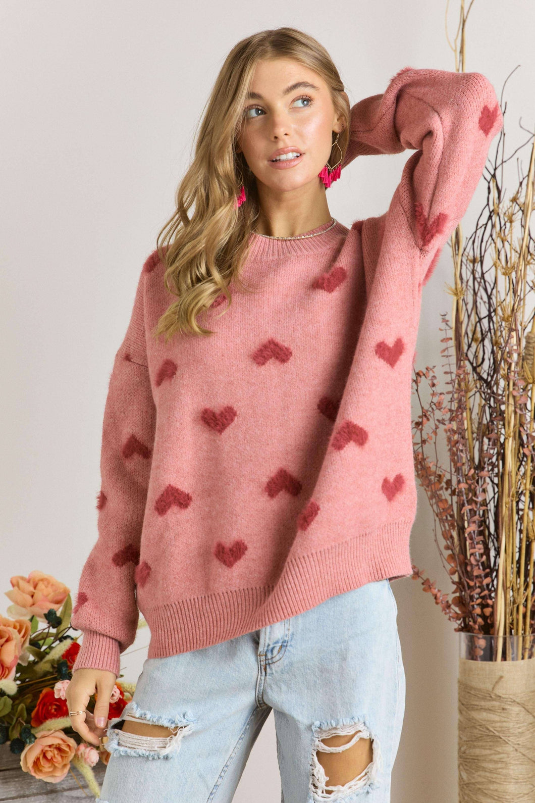 Lovely Heart Sweater