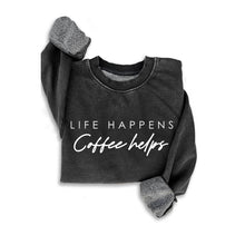 LIFE HAPPENS MINERAL SWEATSHIRTS: MINERAL BROWN / XL