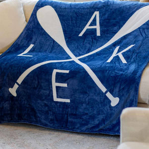 Lake Throw   Blue   50x60
