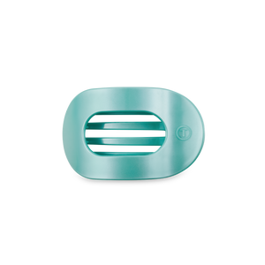 Round Flat Hair Clip | Small | Totally Turquoise