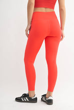 Laser-Cut and Bonded Essential Foldover Highwaist Leggings: ICE GREEN / S:M:L (2:2:2)