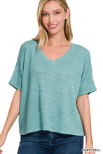 Textured Relaxed Fit Summer Sweater