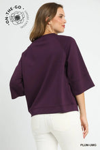 On-The-Go Soft 3/4 Sleeved Drop Shoulder Top