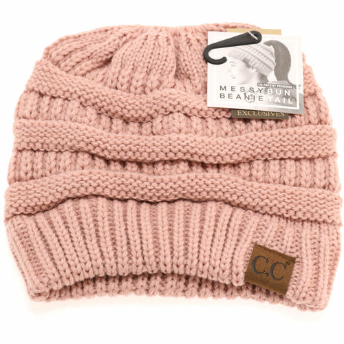 Solid Classic CC Beanie Tail: Rose
