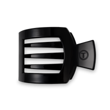 Square Flat Hair Clip | Med. | Jet Black