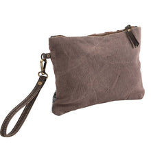 Rug Wristlet with Leather
