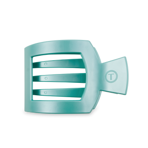 Square Flat Hair Clip | Large | Totally Turquoise
