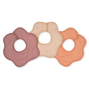 Kaffle Roundabout Bib Sets: Girl Natural Set / 3 Pack