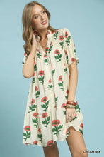 Floral Print Babydoll Dress