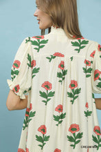 Floral Print Babydoll Dress