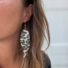 Wings of an Angel - Leopard - Leather Earrings