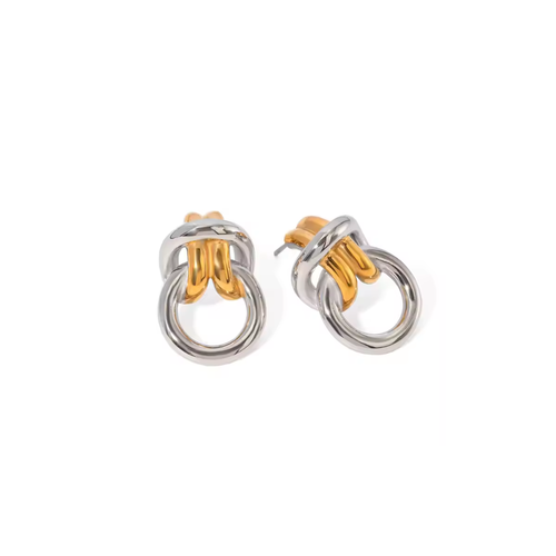 Rhea Link Stud Earrings ~ Deep South Originals