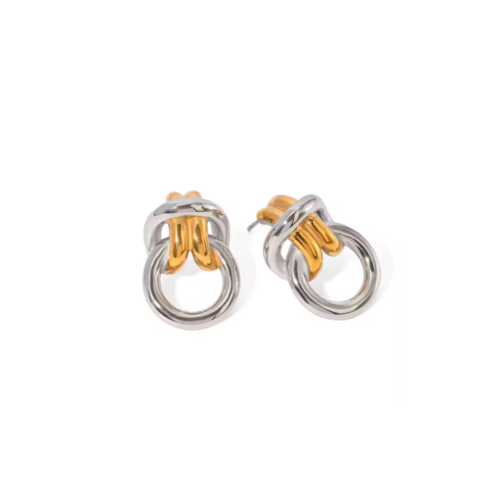 Rhea Link Stud Earrings ~ Deep South Originals